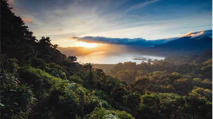 bali twin lakes handara gates and forest trekking tour