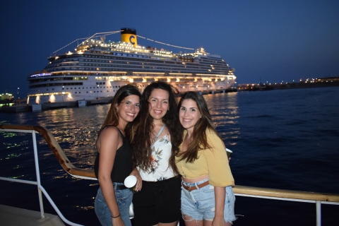 Palma de Mallorca: Nocna impreza na łodzi z DJ-em na żywo