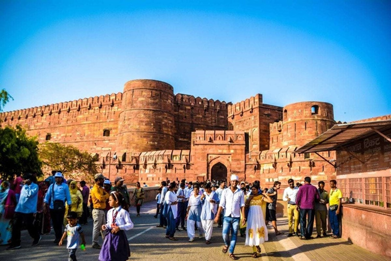 Agra Fort: Fast-Track Ticket and Optional Guide and Transfer Ticket, Guide, and Round-Trip Hotel Transfer