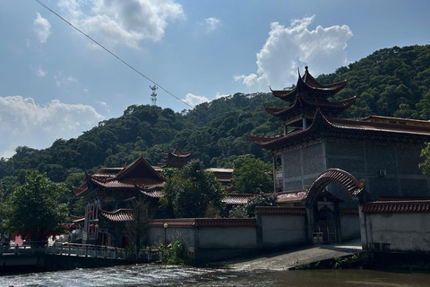 From Guangzhou: Canyoning Tour & Guanyin Mountain Temple