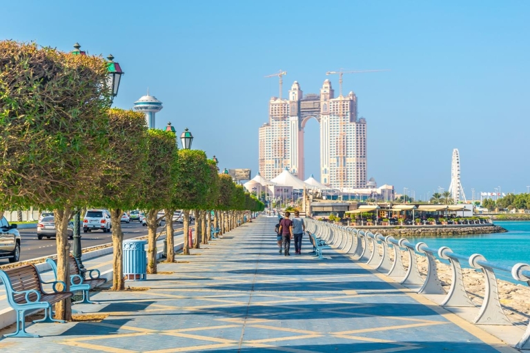 Z Dubaju: Abu Dhabi Tour Pałac Królewski i Etihad TowersOgólnodostępna wycieczka grupowa w języku angielskim