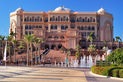 De Dubaï: visite du palais royal d'Abu Dhabi et des tours EtihadVisite de groupe partagée en anglais