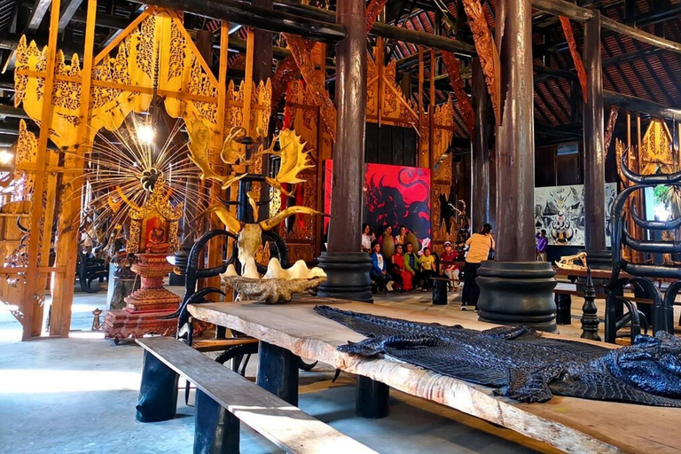 Chiang Mai: Chiang Rai tempel, Gyllene triangeln &amp; båttur