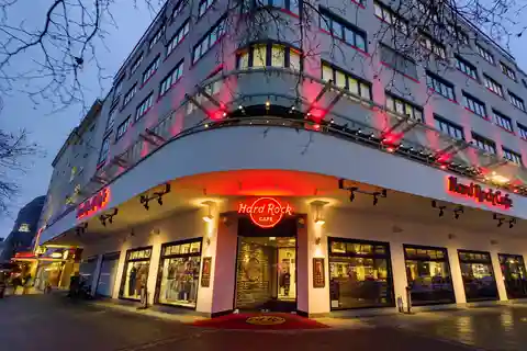Hard Rock Cafe Berlin z zestawem dań na lunch lub kolację