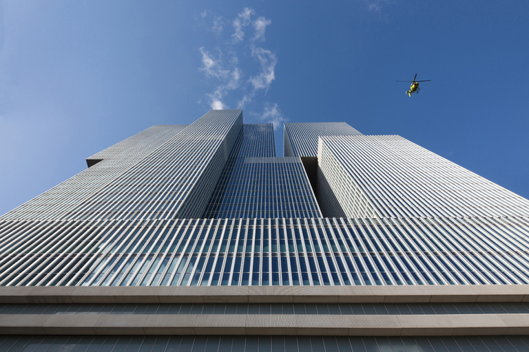 Rotterdam: De Rotterdam, Cube Houses, Watertaxi and Markthal Shared Tour