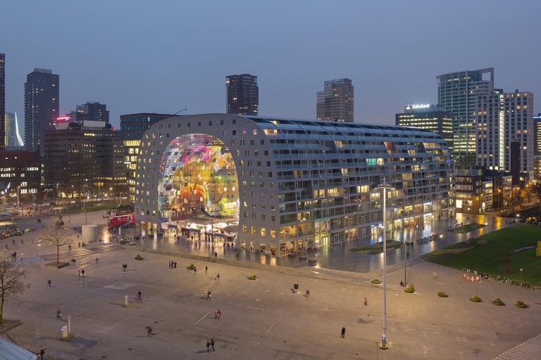 Rotterdam: Markthal Tour, Meet & Taste y Het Witte HuisTour privado