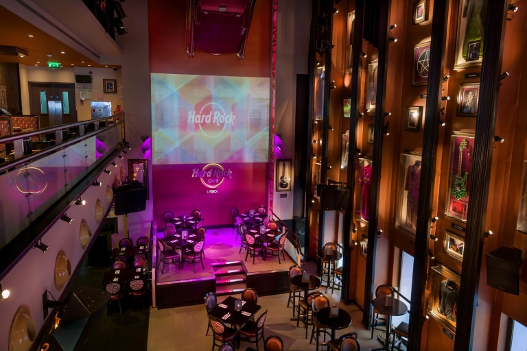 Hard Rock Cafe Lissabon - sla de rij over maaltijdoptiesDiamanten Menu