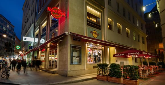 Vienna: Hard Rock Cafe with Set Menu for Lunch or Dinner
