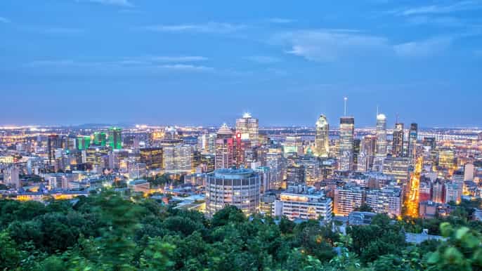 montreal small group night sightseeing tour