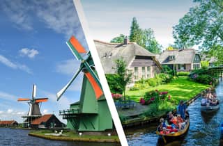 Von Amsterdam aus: Zaanse Schans und Giethoorn Tagestour
