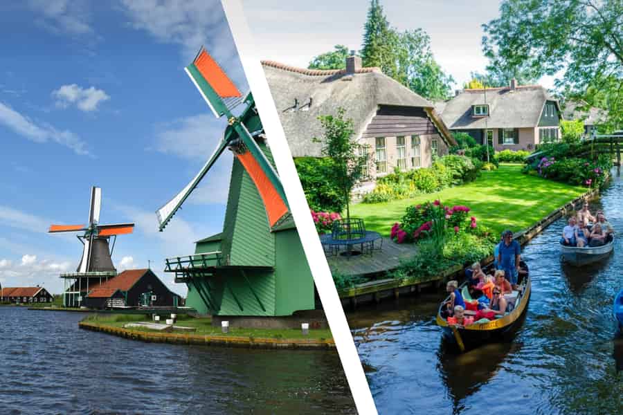Von Amsterdam aus: Zaanse Schans und Giethoorn Tagestour. Foto: GetYourGuide Von Amsterdam aus: Zaanse Schans und Giethoorn Tagestour. Foto: GetYourGuide