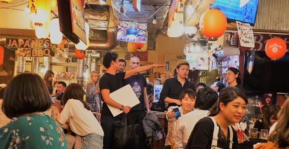 Shibuya Bar Hopping Tour (All-you-can-drink + komplettes Abendessen)