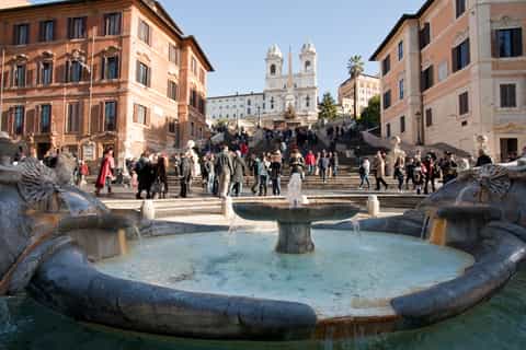 rome fountains and squares guided walking tour