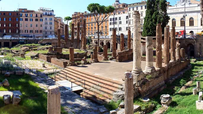 roma recorrido a pie con el estadio de domiciano