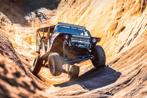 Moab: Hells Revenge & Fins N' Things Trail Off-Roading Tour Group Tour in English