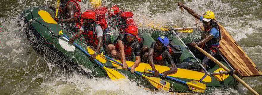Livingstone : aventure d'une demi-journée en rafting sur le fleuve Zambèze
