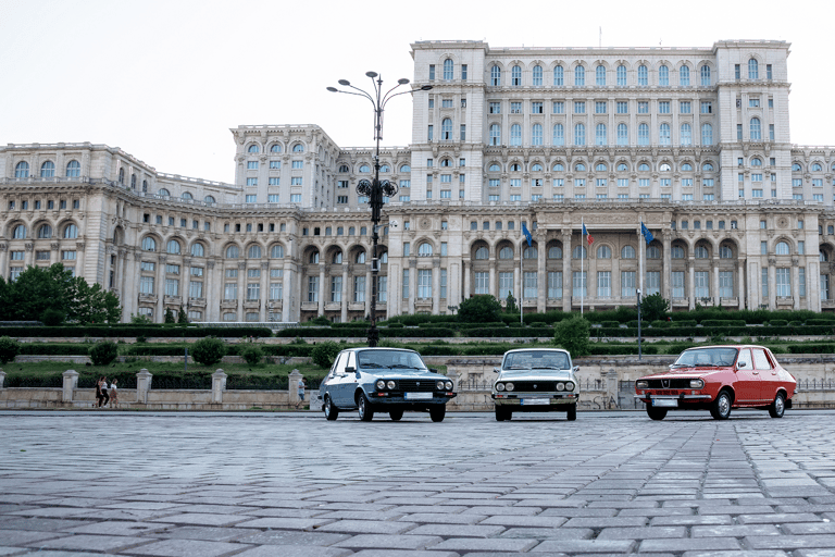 Boekarest: privé vlooienmarkttour per vintage auto