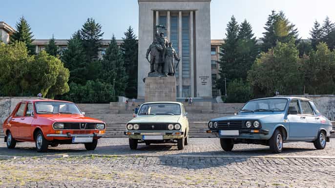 bucharest private three neighborhoods tour by vintage car
