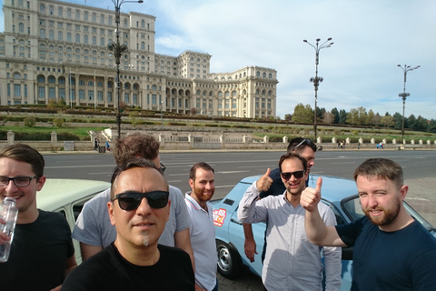 Bucharest: Private Three Neighborhoods Tour by Vintage Car