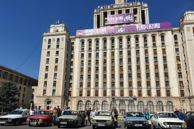 Bucarest: visite privée des trois quartiers en voiture ancienne