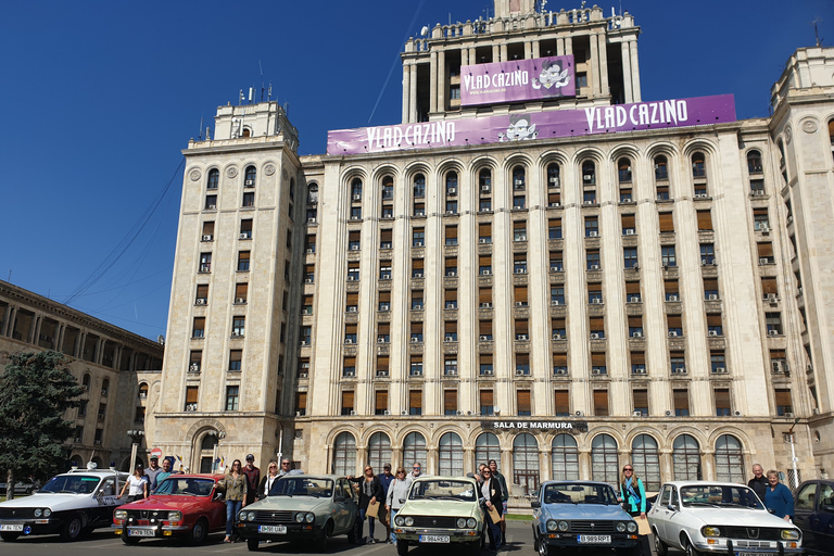 Bucarest: tour privado de tres barrios en auto antiguo