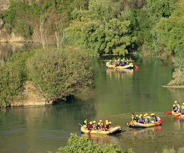 Calasparra: Almadenes Canyon Rafting with Caves and Rock Art