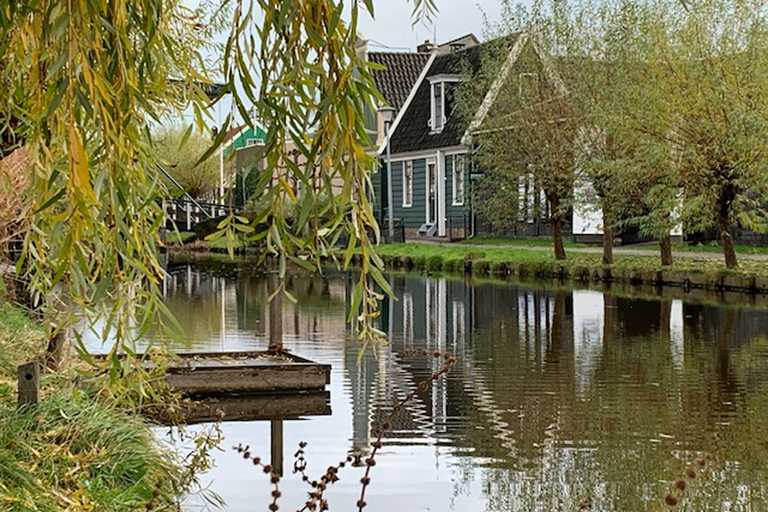 Amsterdam: fietstocht door het platteland en windmolens van de Zaanse Schans