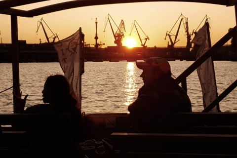 Gdańsk: cruise bij zonsondergang op een historische Poolse bootRondleiding in het Pools