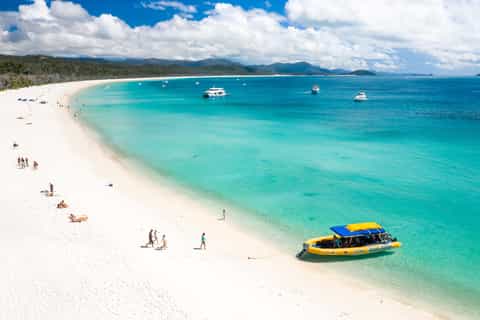 Whitsundays Ocean Rafting Tour: Snorkel, Walk & Whitehaven