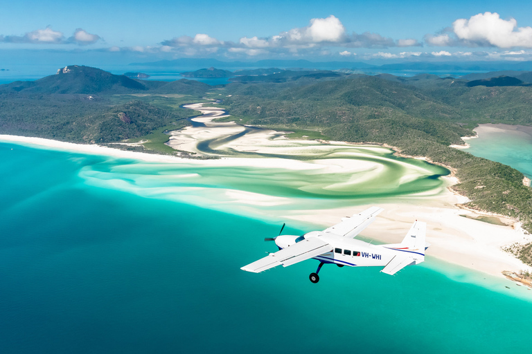 Whitsundays: Ocean Rafting Fly Raft Tour med snorklingNaturskön flygning och rundtur till norra Whitehaven Beach