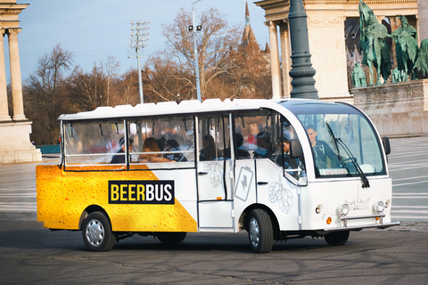 Budapest: 90-minütige Bierbus-Sightseeing-Tour