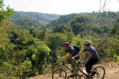 Luang Prabang Outskirts: Mountain Bike Ride Day Trip Private Tour