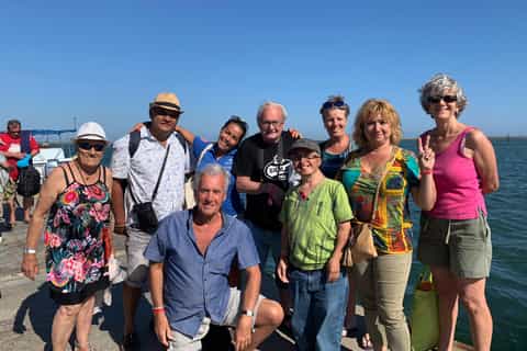 Olhão: Ria Formosa Lagoon Sunset Fishing Tour with Dinner