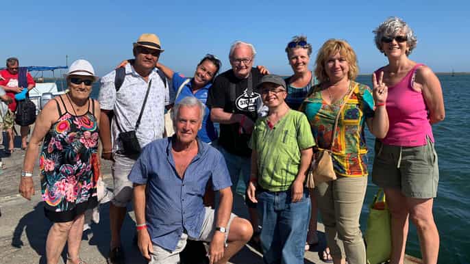 olhão ria formosa lagoon sunset fishing tour with dinner