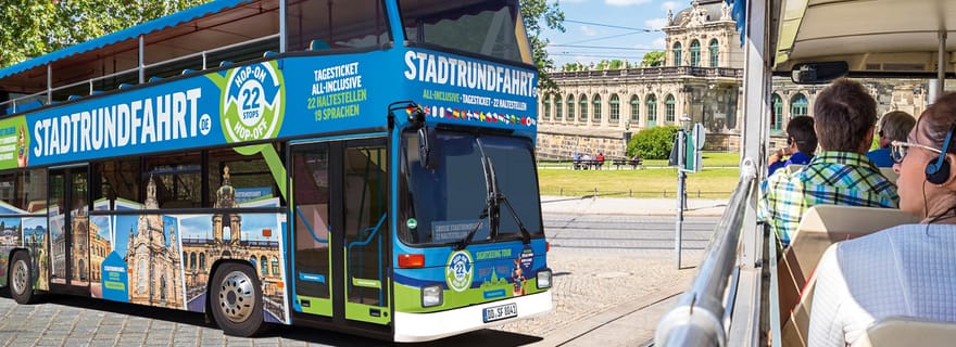 Dresda: tour in autobus Hop-on Hop-off di 1 giorno