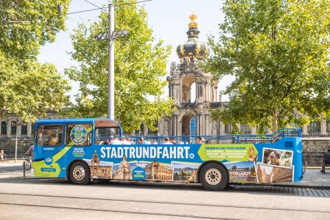 Dresden: 1 dag op on-, hop off-bustocht