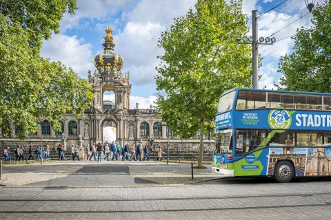 Dresde: autobús turístico Zwinger sin colas y de 2 días con paradas libres