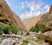 Aus Muscat, Wadi Shab und Bimmah Sinkhole Ganztages-Tour - Housity