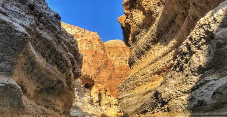 From Muscat Wadi Shab & Bimmah Sinkhole Full Day Tour GetYourGuide