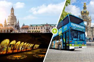 Dresden: 1-Tages-Hop-On-Hop-Off-Bus & Festung Xperience