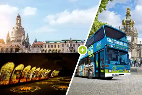 Dresden: 1-Day Hop-On Hop-Off Bus & Fortress Xperience