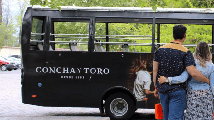 santiago transfer to concha y toro winery