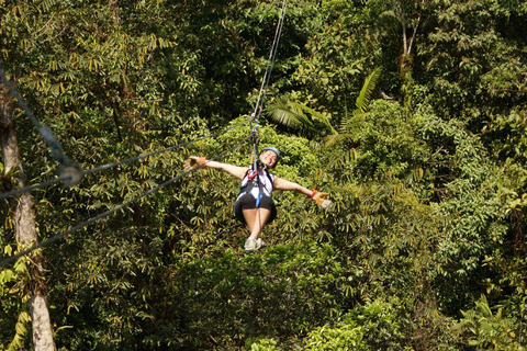 Zipline-tour in Braulio Carrillo National Park vanuit San José