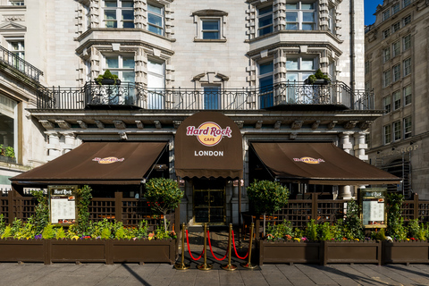 London: Hard Rock Cafe med fast meny för lunch eller middagDiamantmeny