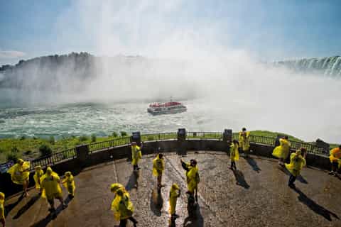 Chutes du Niagara, Canada: visite guidée avec promenade en bateau