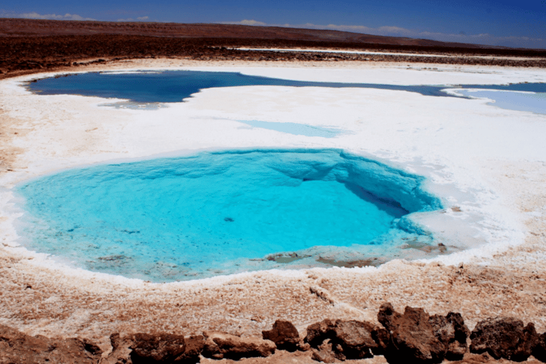 San Pedro Atacama: Baltinache Lagoons och Magic BussturGruppresa på eftermiddagen till Baltinaches dolda laguner