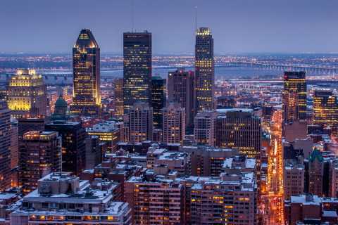 Montreal: City Tour noturno em pequenos grupos