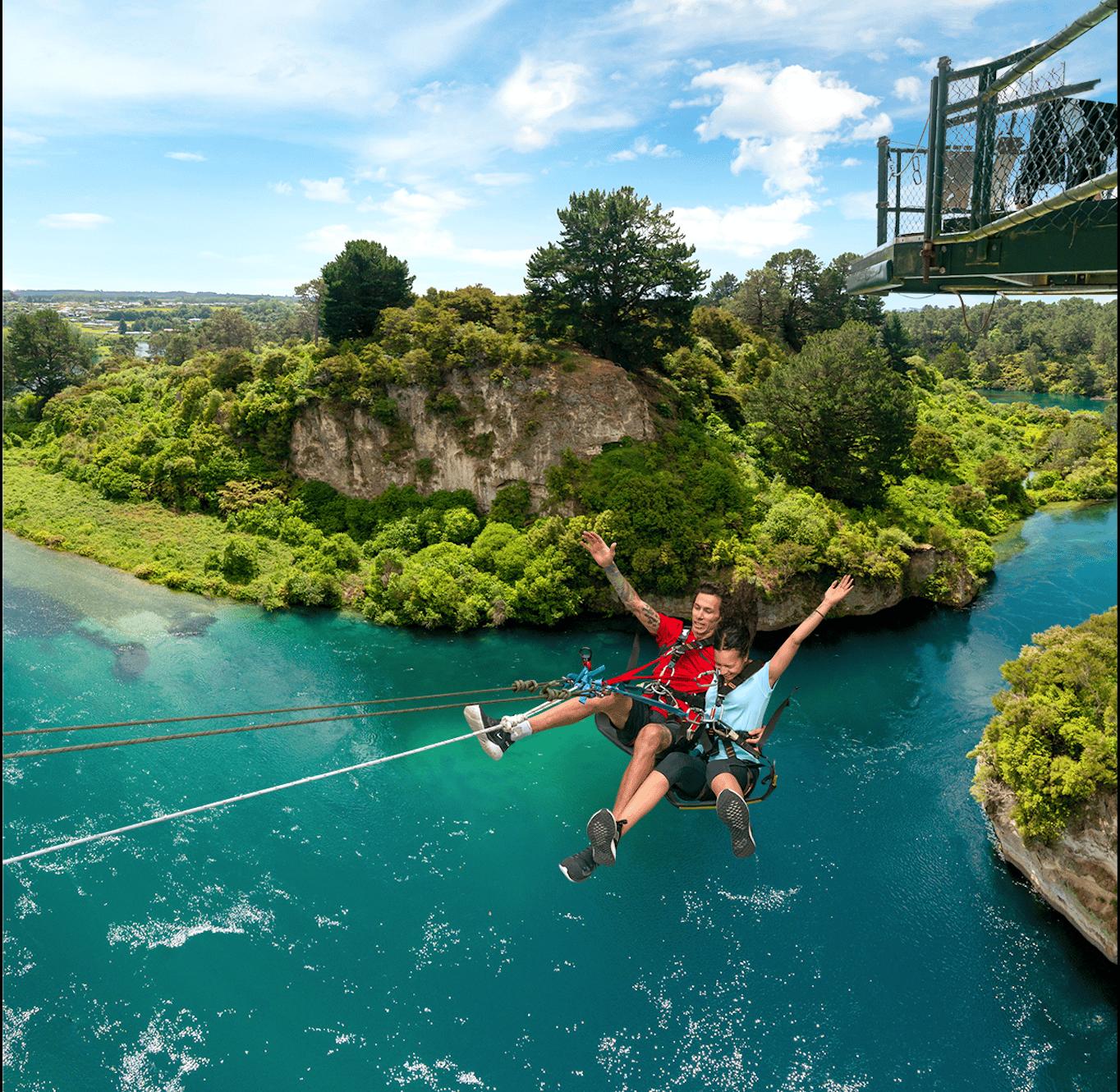 Taupō: AJ Hackett Taupō Swing – Neuseelands einziger Cliff-Face-Drop!