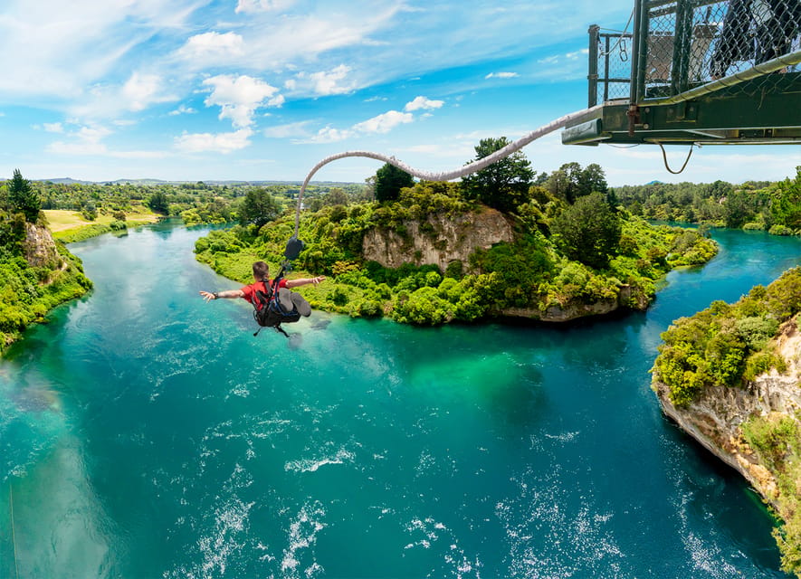 Bungy jump Waikato rivier