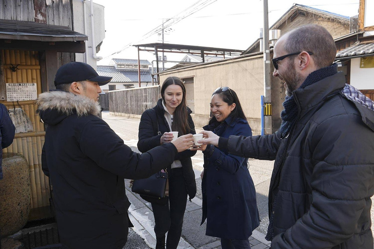 Visite de la brasserie de saké de Kyoto